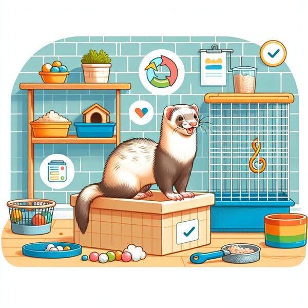 Frettchen in der Wohnung halten: Was muss ich beachten?